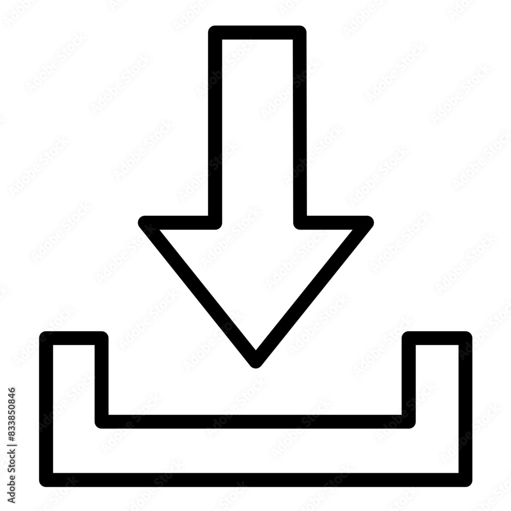 Vector Design Download Icon Style Vector Design Download Icon Style