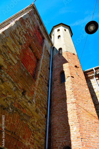 the historic center of Tagliolo Monferrato Italy photo