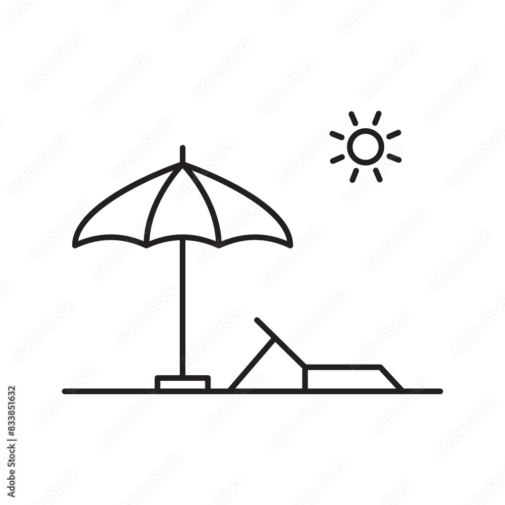 Travel Related Vector Line Icon. Contains such Icons as Luggage, Passport, Sunglasses and more. Summer vacation elements line icon Travel Related Vector Line Icon. Contains such Icons as Luggage, Passport, Sunglasses and more. Summer vacation elements line icon