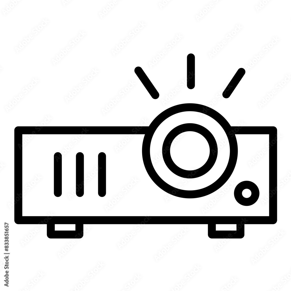 Vector Design Projector Icon Style Vector Design Projector Icon Style