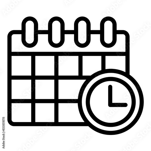 Vector Design Deadline Icon Style