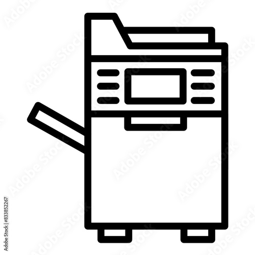 Vector Design Photocopier Icon Style