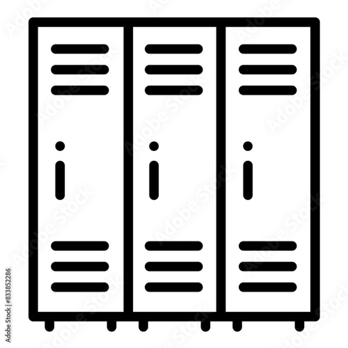 Vector Design Lockers Icon Style
