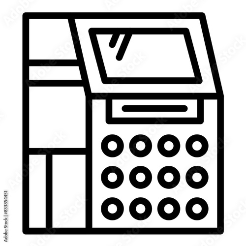 Vector Design Atm Machine Icon Style