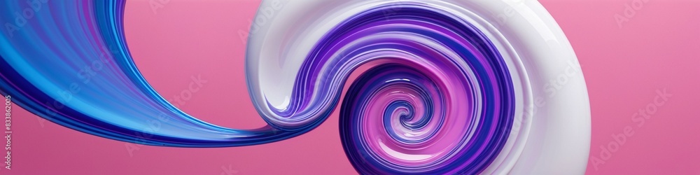3d render realistic flying shapes in motion isolated on background trendy designs. Abstract colorful swirl 3D background. 3d render realistic flying shapes in motion isolated on background trendy designs. Abstract colorful swirl 3D background.