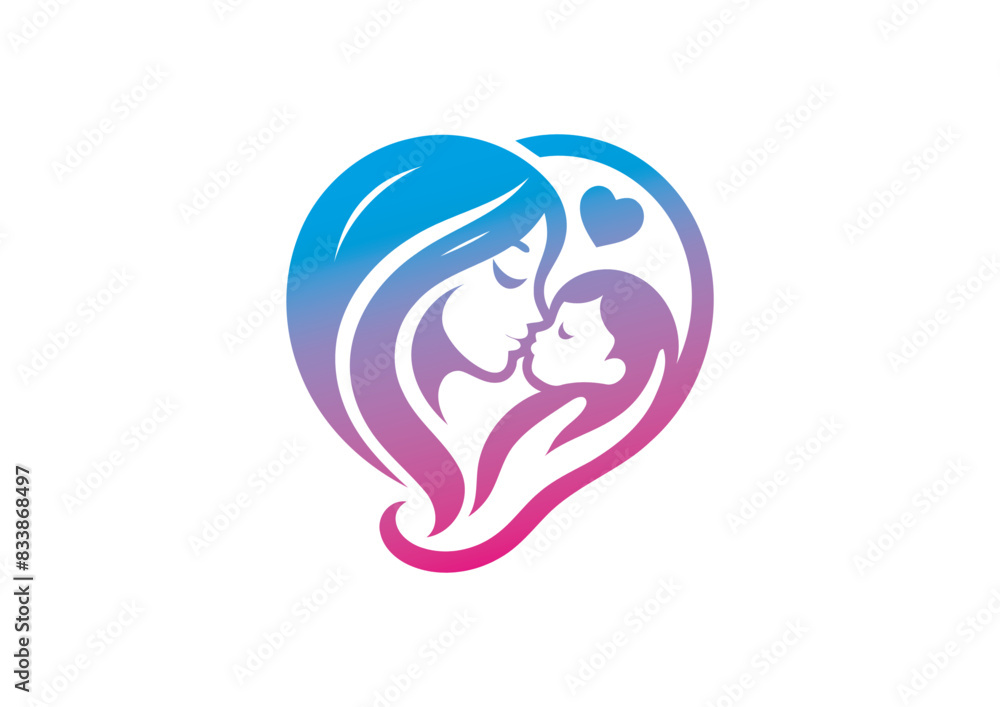 Mom and baby vector, mother’s day vector, mom and child vector Mom and baby vector, mother’s day vector, mom and child vector