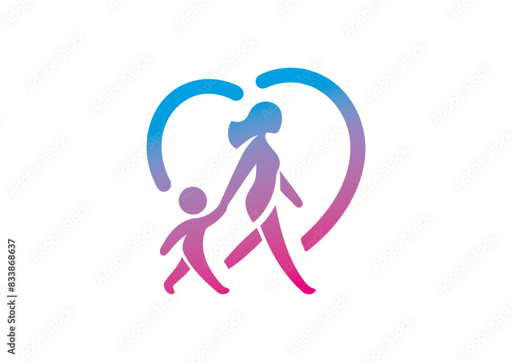 Mom and baby vector, mother’s day vector, mom and child vector Mom and baby vector, mother’s day vector, mom and child vector