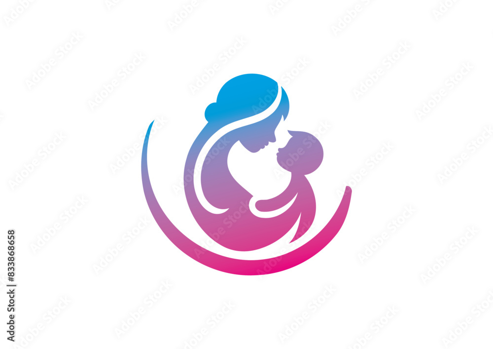 Mom and baby vector, mother’s day vector, mom and child vector Mom and baby vector, mother’s day vector, mom and child vector