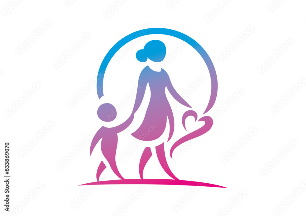 Mom and baby vector, mother’s day vector, mom and child vector Mom and baby vector, mother’s day vector, mom and child vector