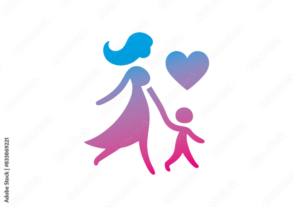 Mom and baby vector, mother’s day vector, mom and child vector Mom and baby vector, mother’s day vector, mom and child vector