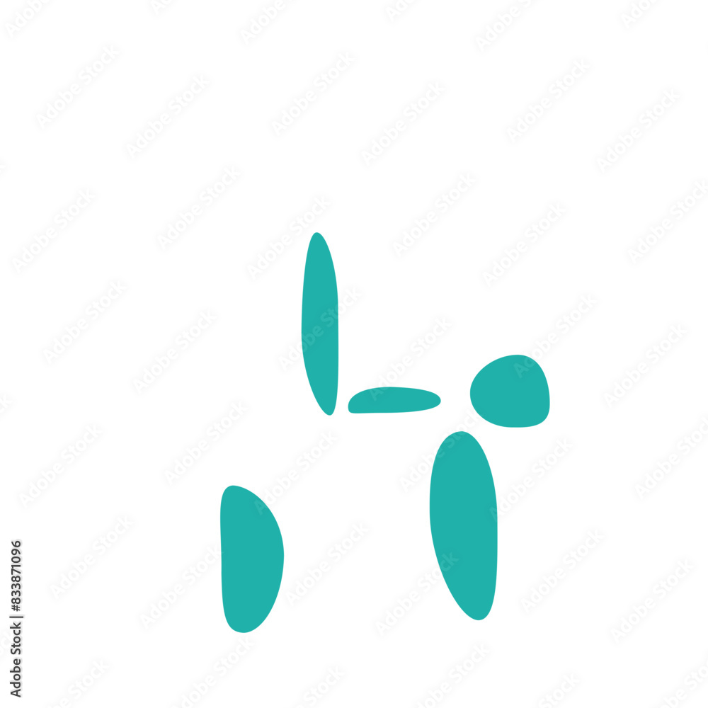 An abstract isolated retro boho oval shape design element. An abstract isolated retro boho oval shape design element.