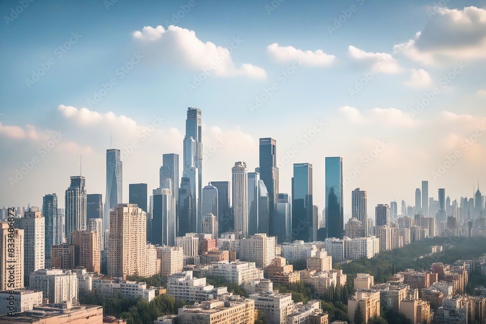 Fototapeta premium city skyline