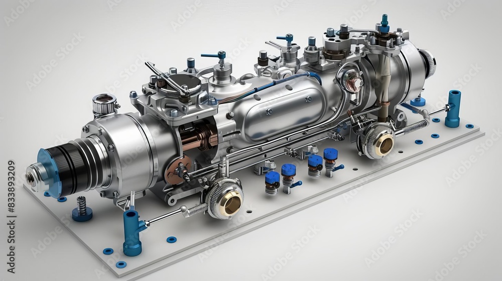 9373153014204913 Aviation fuel booster pump detailed view 9373153014204913 Aviation fuel booster pump detailed view