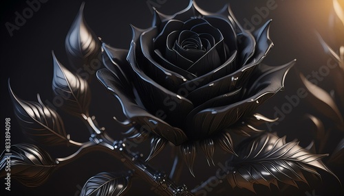 A black rose 
