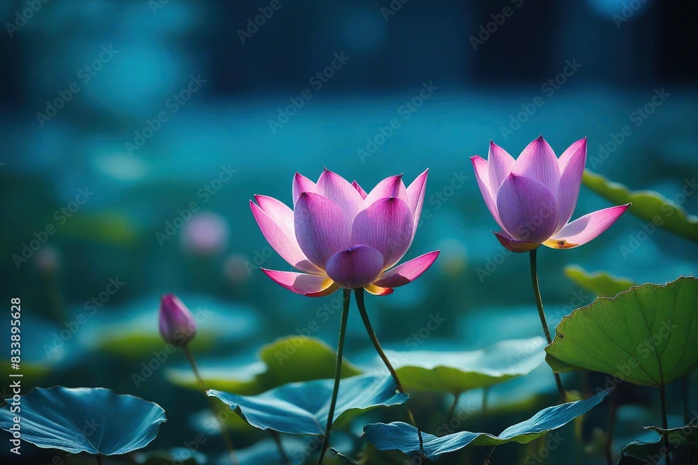 Obraz premium pink lotus flower