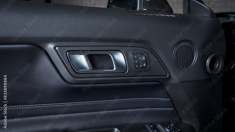 Door handle on a car Door handle on a car