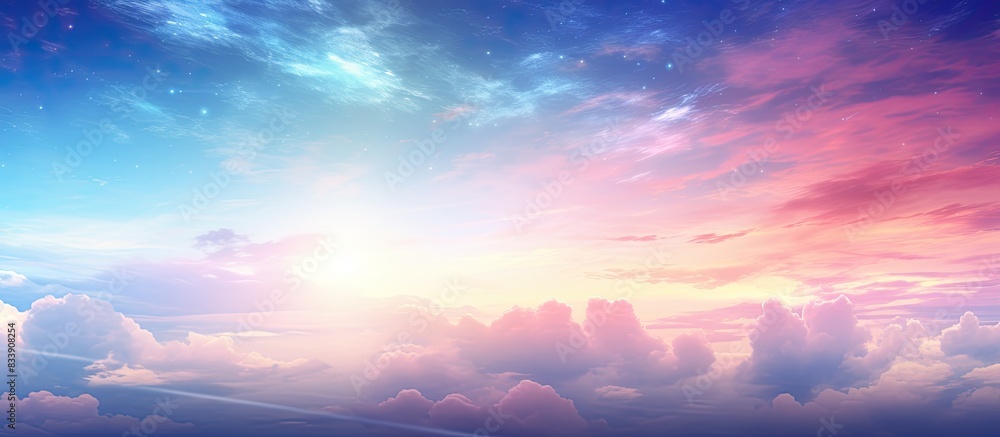 Obraz premium Abstract sky background with copy space image.