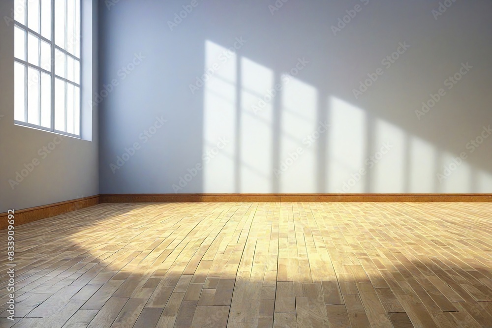 empty room with wooden floor empty room with wooden floor