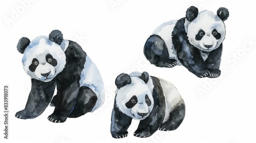Whimsical Panda Illustrations for Children's Books Generative AI © Peter