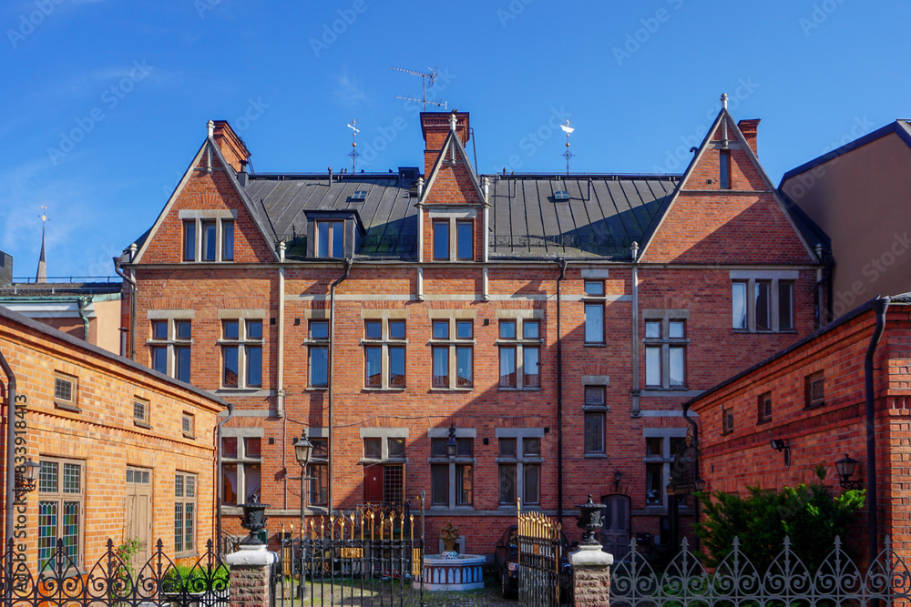 Fototapeta premium View of a building against blue sky
