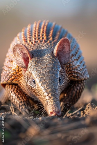 A close-up shot of a small animal lying on the ground, possibly injured or lost © Fotograf