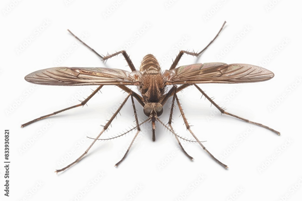 Mosquito isolated on white background Mosquito isolated on white background