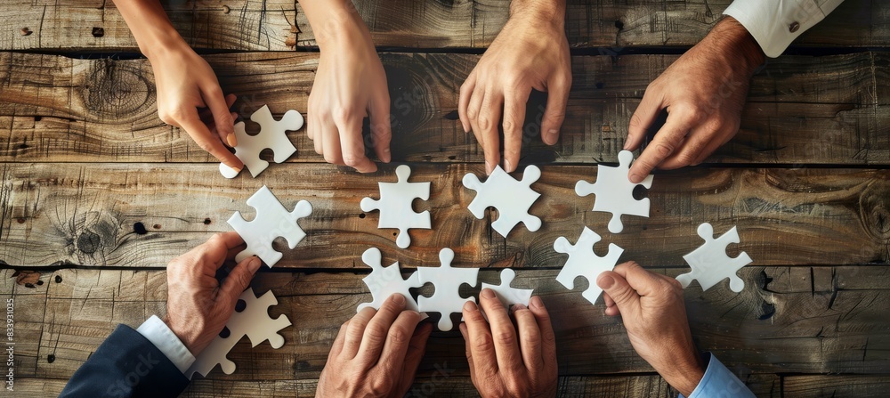 Tabletop Teamwork: Connecting Puzzle Pieces Tabletop Teamwork: Connecting Puzzle Pieces