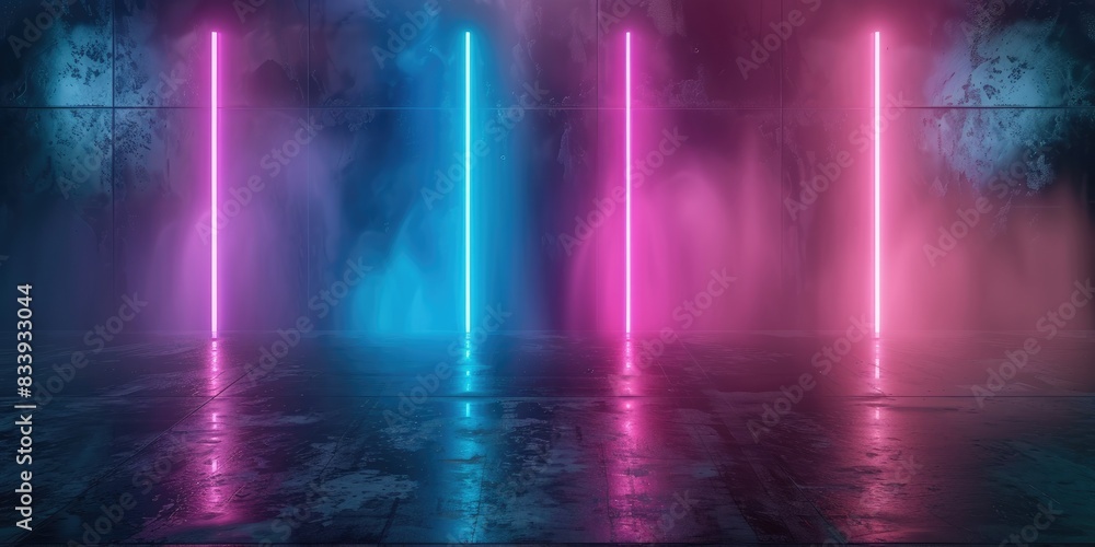 Neon Lights Background Neon Lights Background