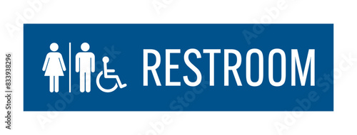 Restroom sign