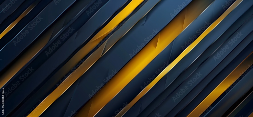 Yellow lines modern design abstract Blue background Modern Design Concept Yellow lines modern design abstract Blue background Modern Design Concept
