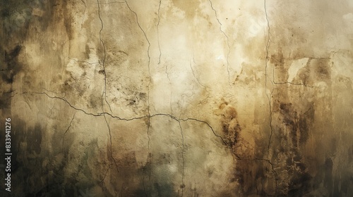 A grunge background with brown and beige tones photo