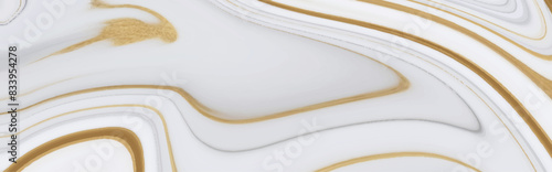 Luxurious white Carrara statuaries marble texture background. Calacatta glossy marble with golden streaks.  Luxury White Gold Marble texture background vector. Panoramic Marbling texture design.