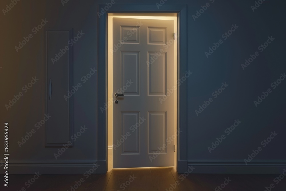 Open door emitting light possibilities growth achievements concept motivation learning skills knowledge heaven doors exit abstract simple background new ways entering leaving space imagination Open door emitting light possibilities growth achievements concept motivation learning skills knowledge heaven doors exit abstract simple background new ways entering leaving space imagination