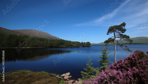 loch an eilein highland scotland cairngorms national park photo