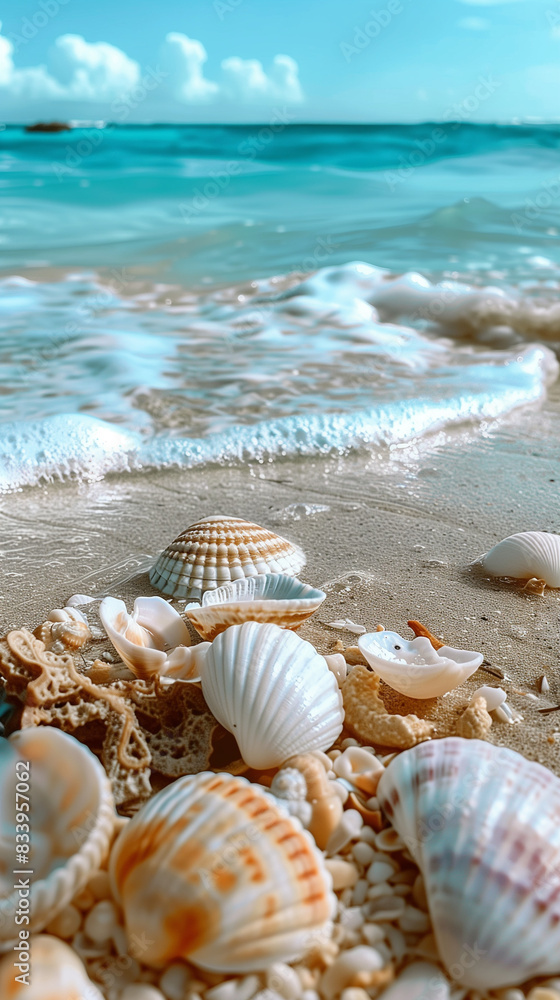 seashells on the beach seashells on the beach