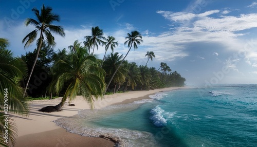 tropical beach and sea