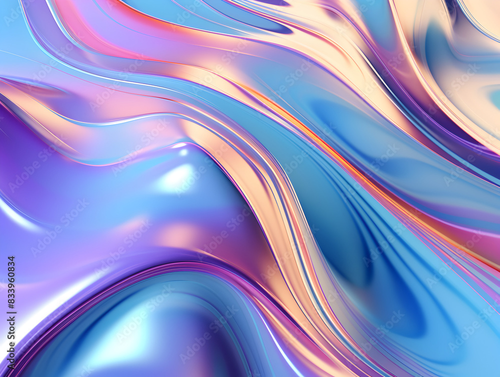 Abstract futuristic liquid holograph background Abstract futuristic liquid holograph background