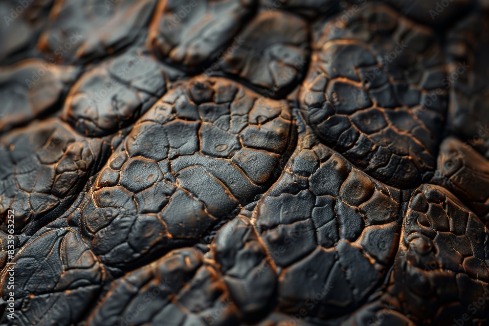 Explore the intricate 3D texture and organic flaws of a stunning animal skin in this captivating macro shot. Explore the intricate 3D texture and organic flaws of a stunning animal skin in this captivating macro shot.