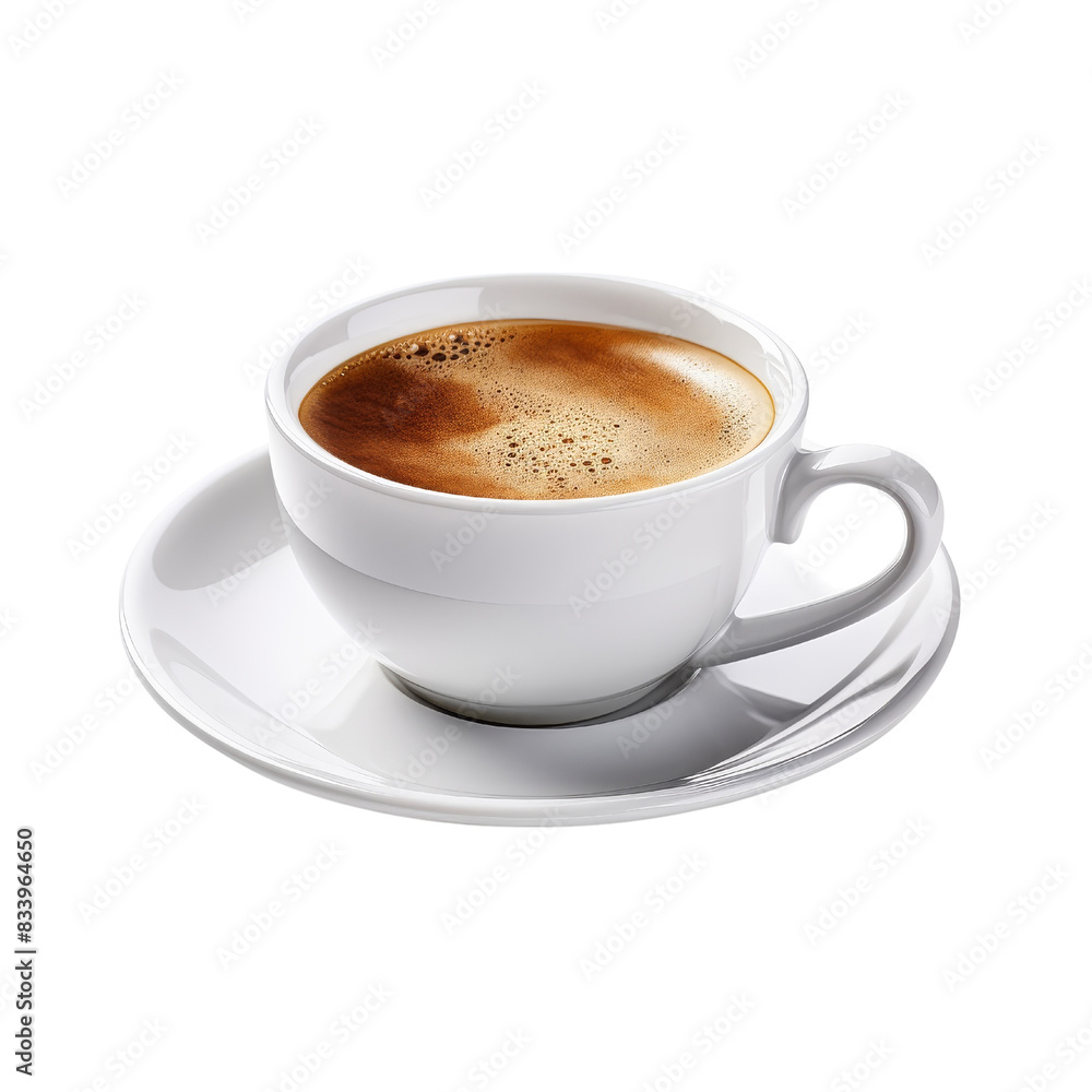 Coffee in White Ceramic Mug Classic and Cozy Beverage Moment cut out transparent isolated on white background PNG file Coffee in White Ceramic Mug Classic and Cozy Beverage Moment cut out transparent isolated on white background PNG file