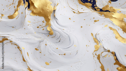Luxurious white Carrara statuaries marble texture background. Calacatta glossy marble with golden streaks.  Luxury White Gold Marble texture background vector. Panoramic Marbling texture design.