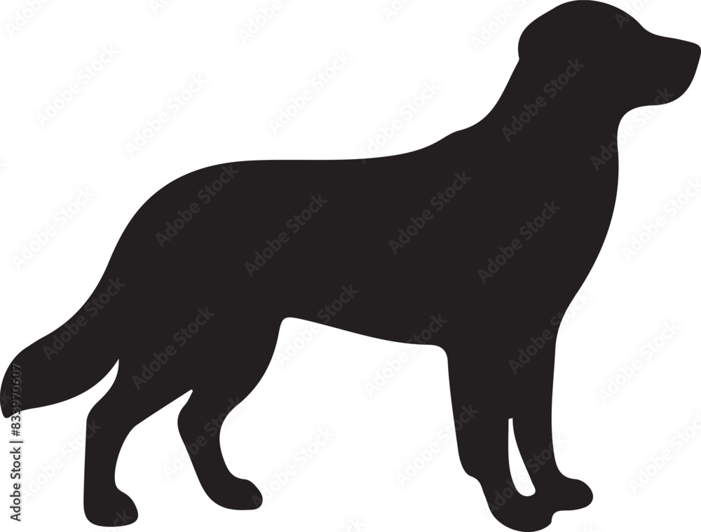 Dog silhouette design ,Dog vector,Dog outline