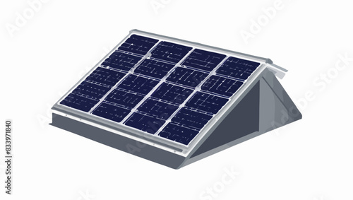 Solar industry and technology vector design