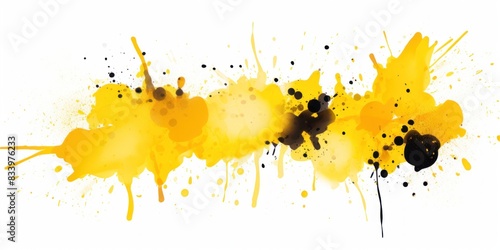 Ink stains blots paint splatter texture on white background splash watercolor color colorful paint painting pattern canvas creative innovation new photo
