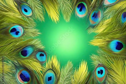 peacock feather background