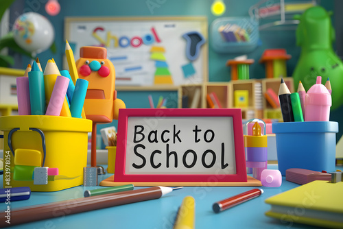 quote "back to school" logo