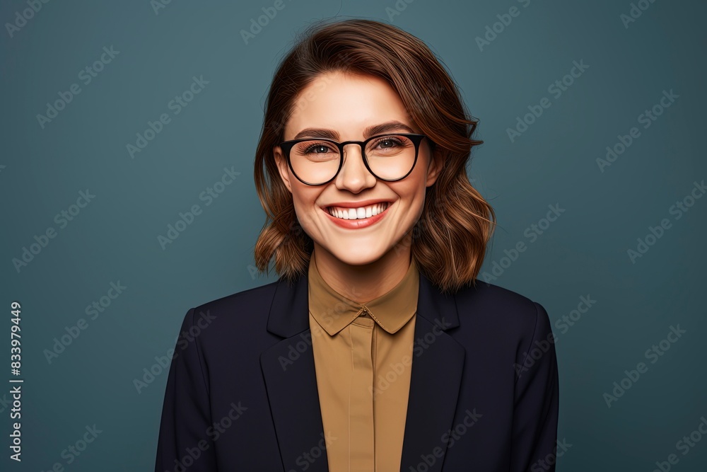 business woman with laptop, generative ai business woman with laptop, generative ai