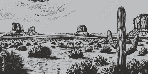 Vintage retro engraving woodcut style sketch draw paint of mountain rock hill peak