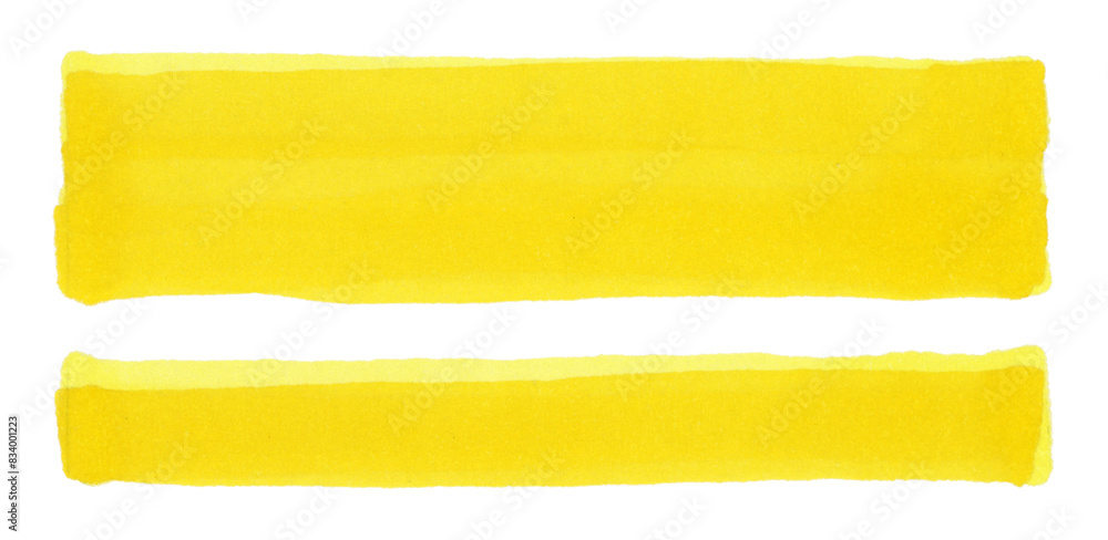 Hand drawn sketch line hatching. Felt-tip pen, marker texture art Yellow grunge texture on white background.