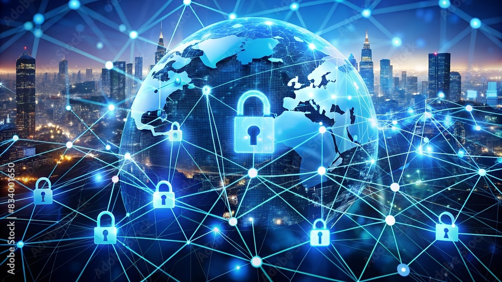 Obraz premium Cybersecurity