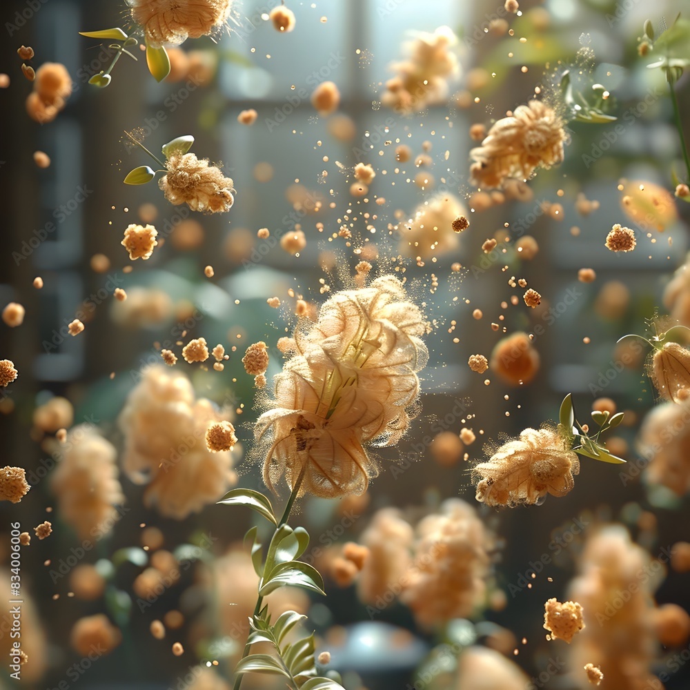 Captivating Airborne Allergens A Macro Perspective on Delicate Floating Particles in an Indoor Environment